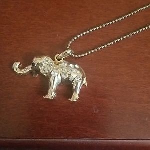 elephant necklace.